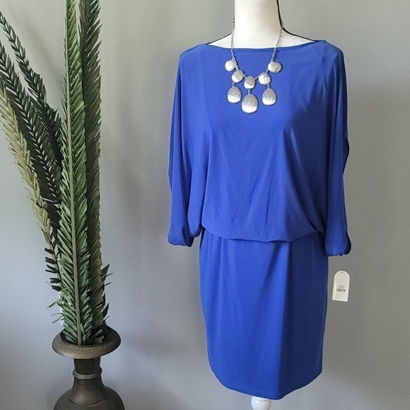 Jessica Simpson indigo cutout back dress NWT - Picture 1 of 15